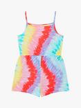 Angels by Accessorize Kids' Rainbow Tie Dye Playsuit, Multi