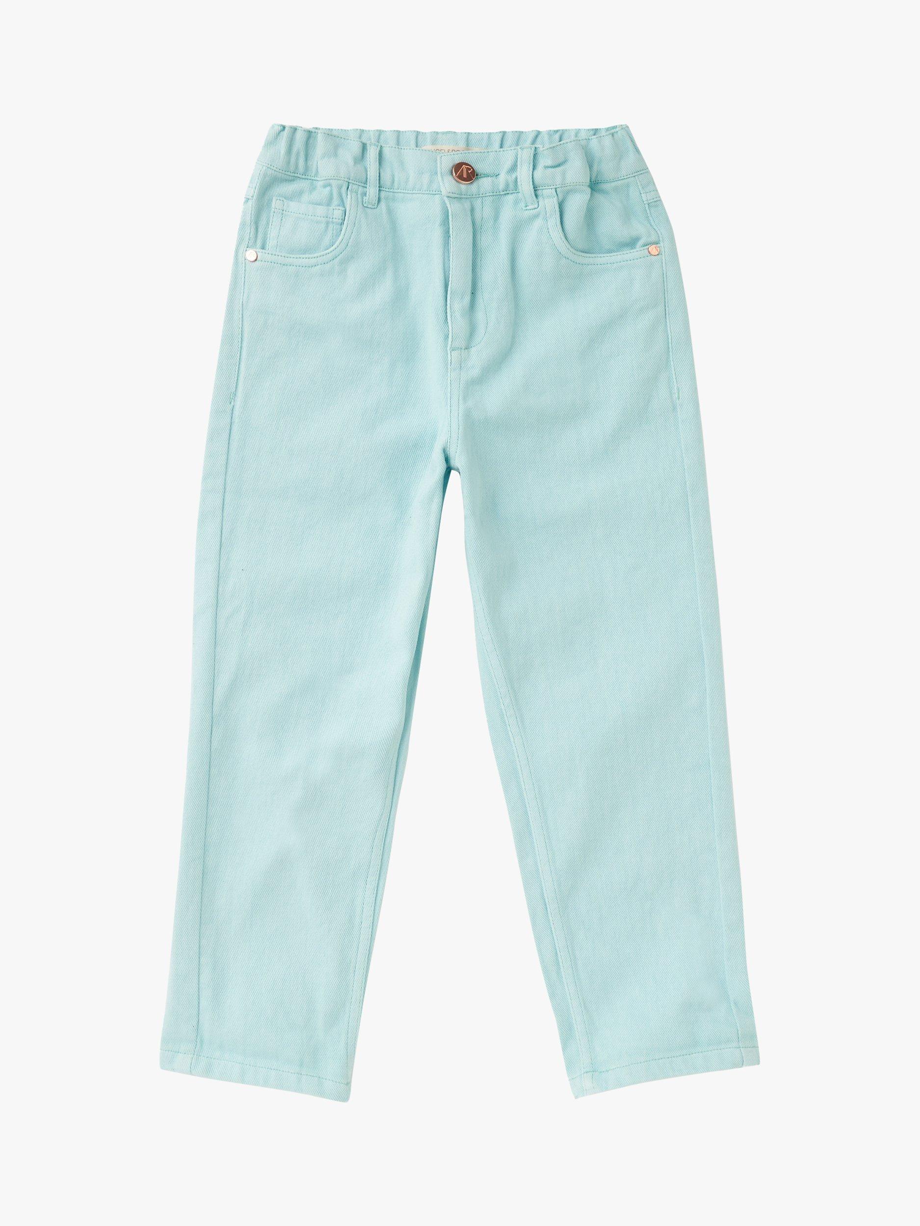 Angel & Rocket Girls' Jenna Mom Jeans, Aqua