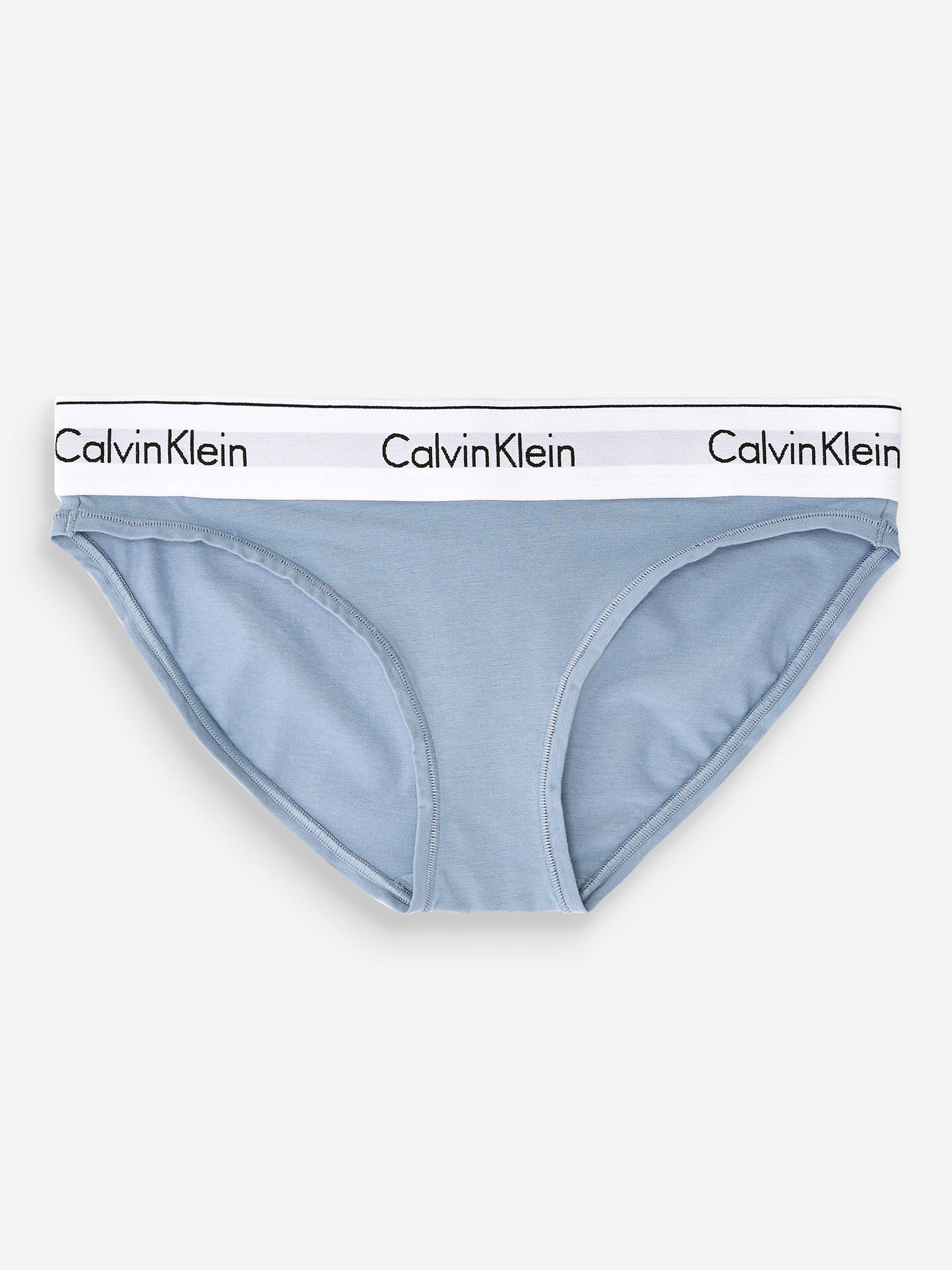 Calvin Klein Modern Cotton Bikini Knickers, Iceland Blue