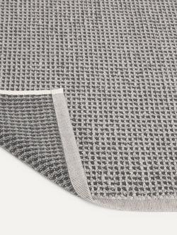 John Lewis Textured Towels - view 2, Graphite