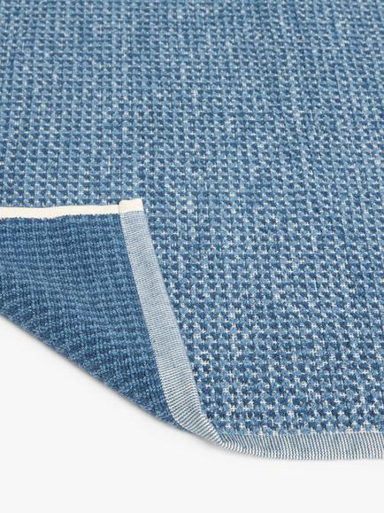 John Lewis Textured Towels - view 2, Lake Blue