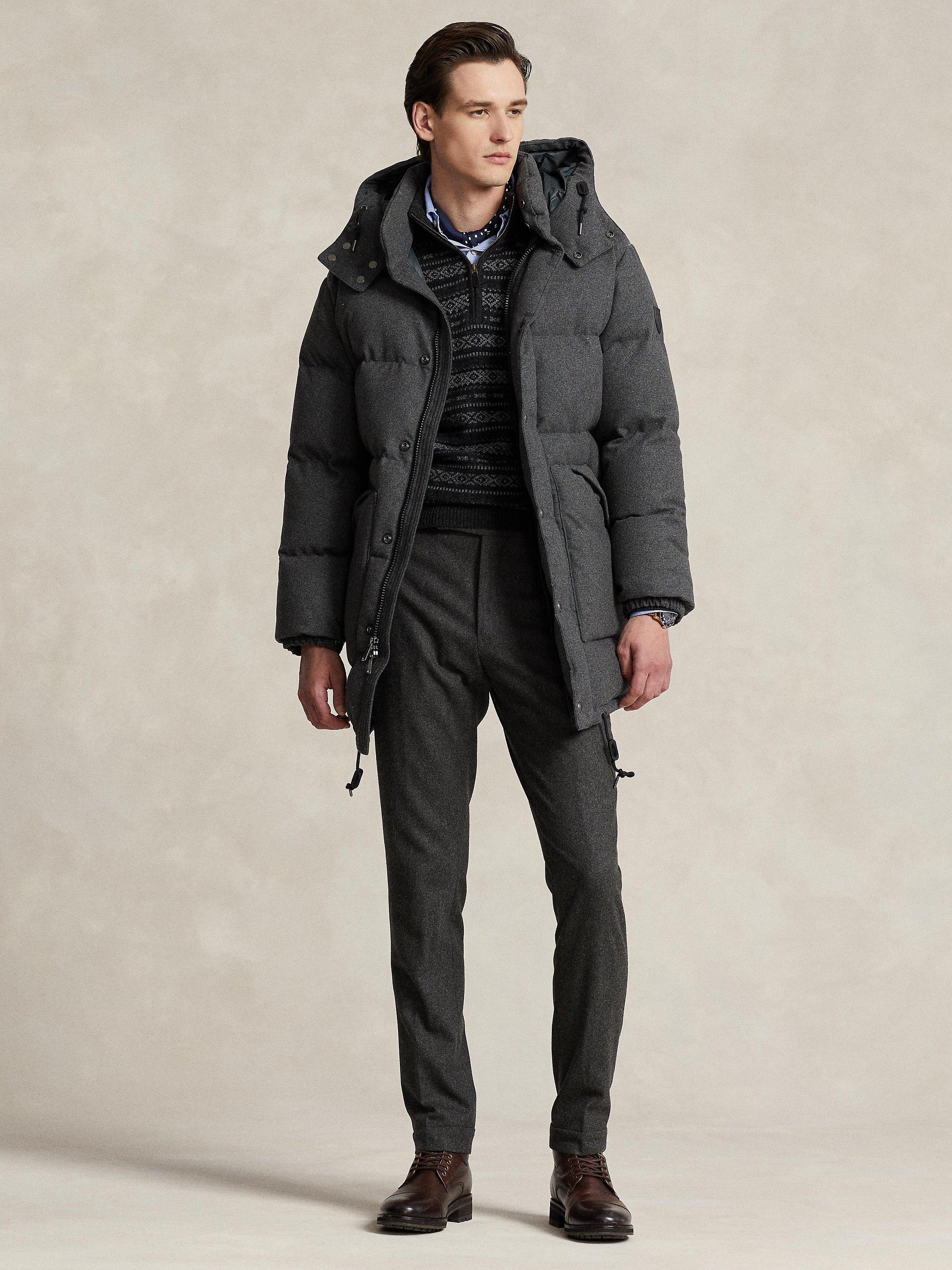 Polo Ralph Lauren Boulder Puffer Jacket, Barclay Heather
