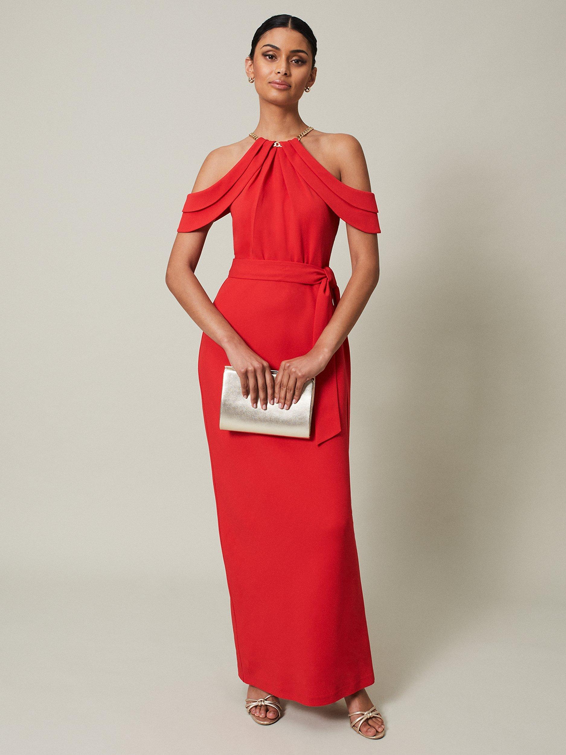 Phase Eight Elaine Maxi Dress, Red
