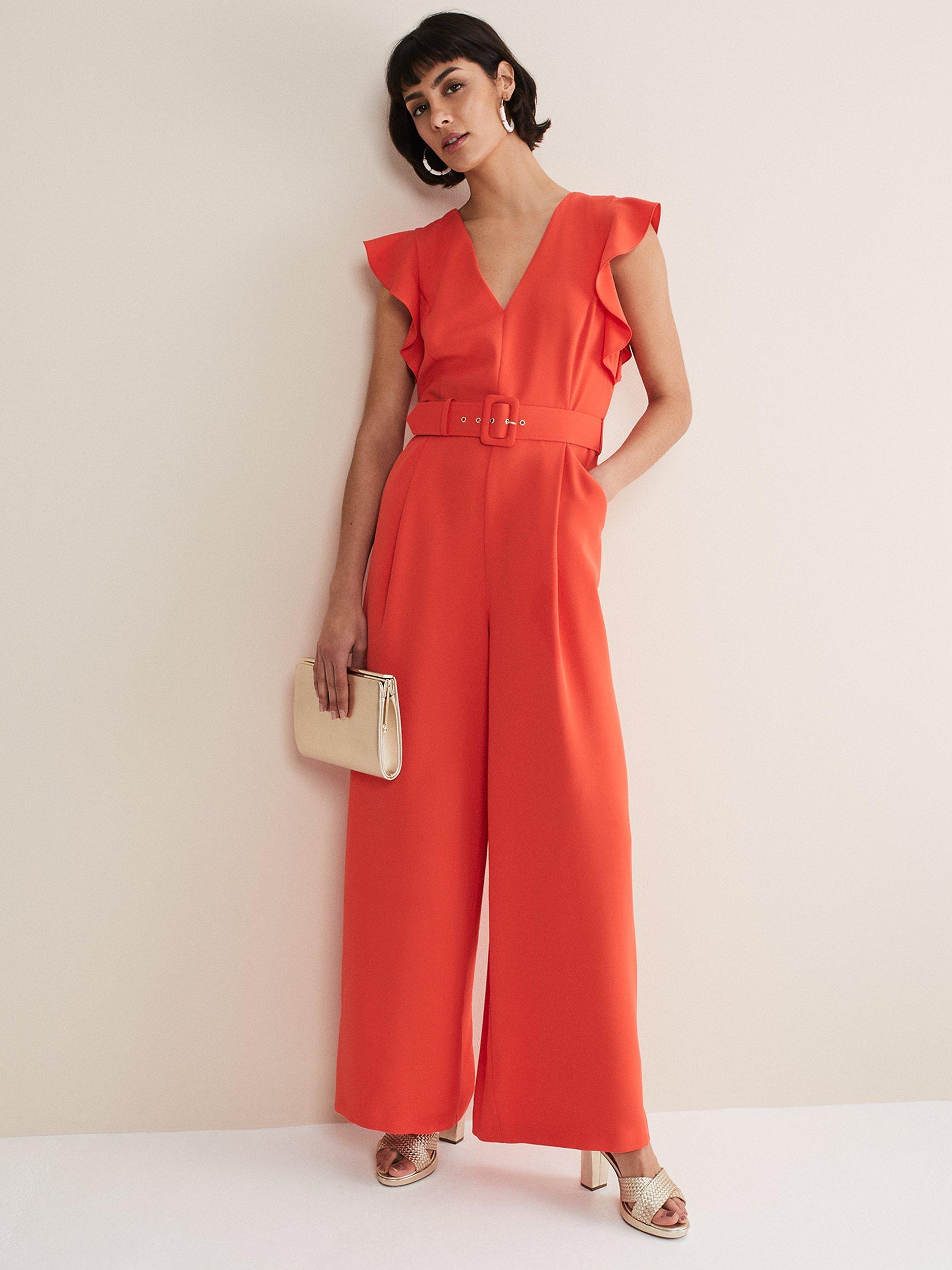 Phase Eight Kallie Jumpsuit Orange