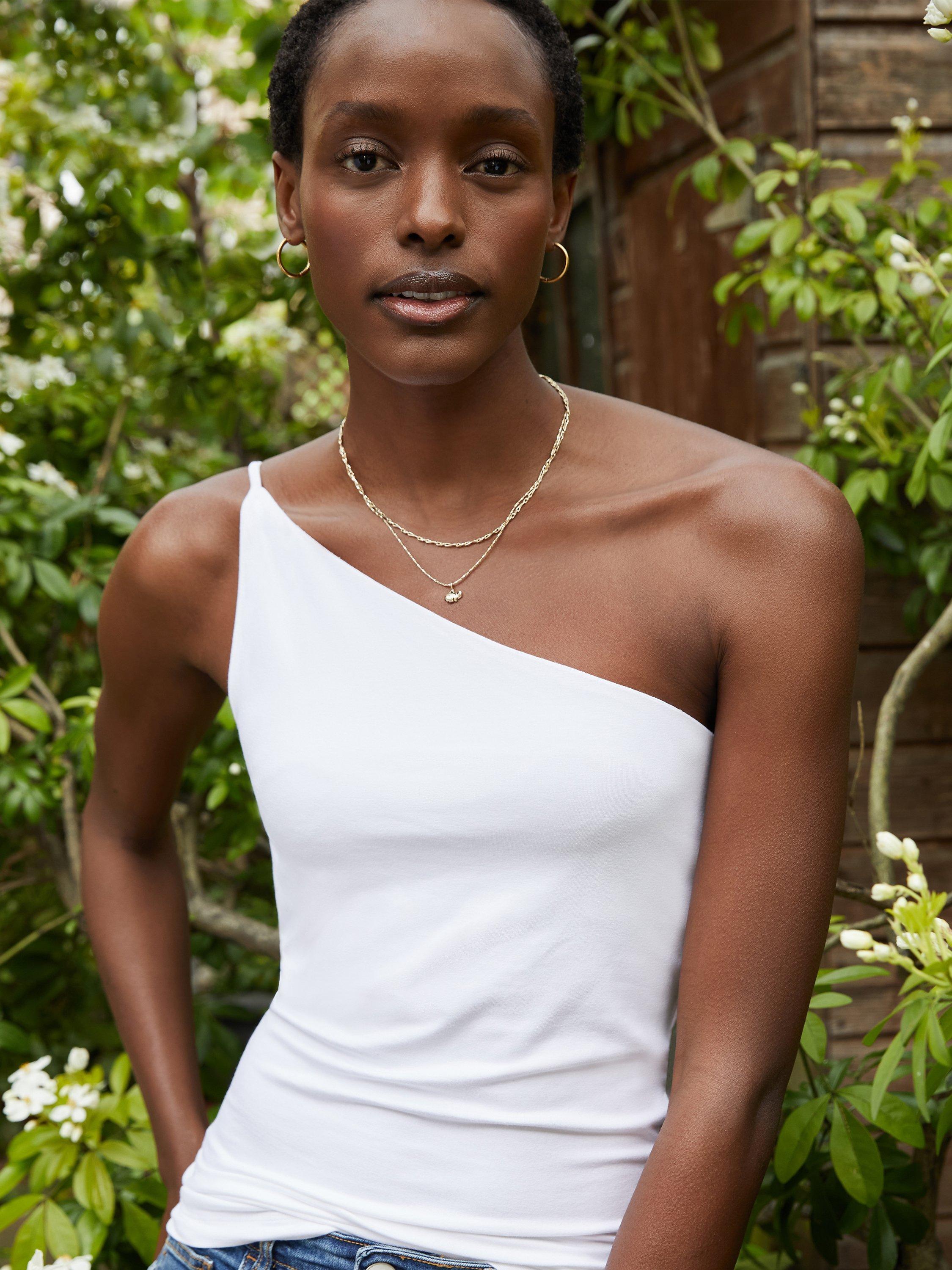 Baukjen Niecy Asymmetric Top, White