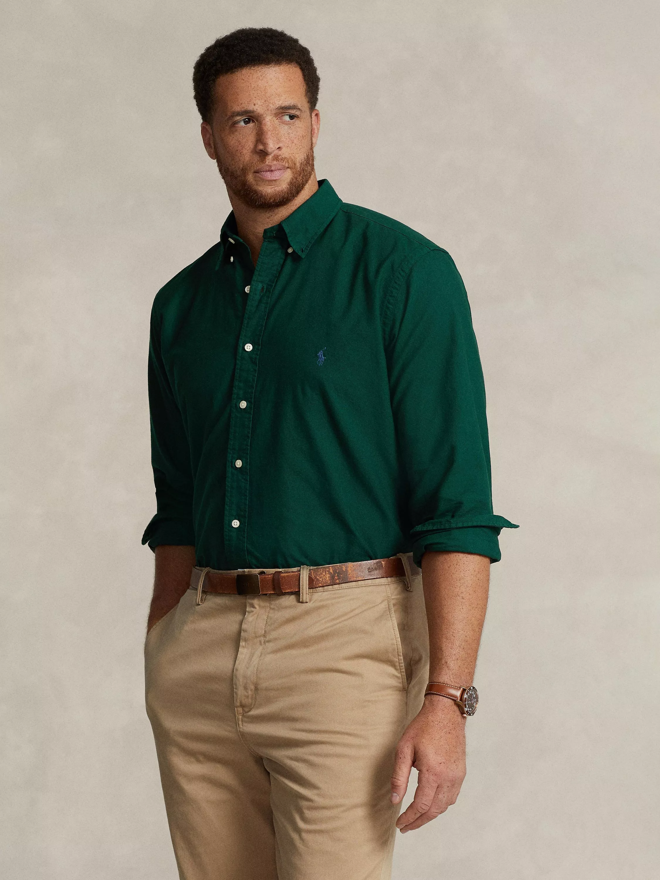 Men s Green Ralph Lauren Shirts John Lewis Partners