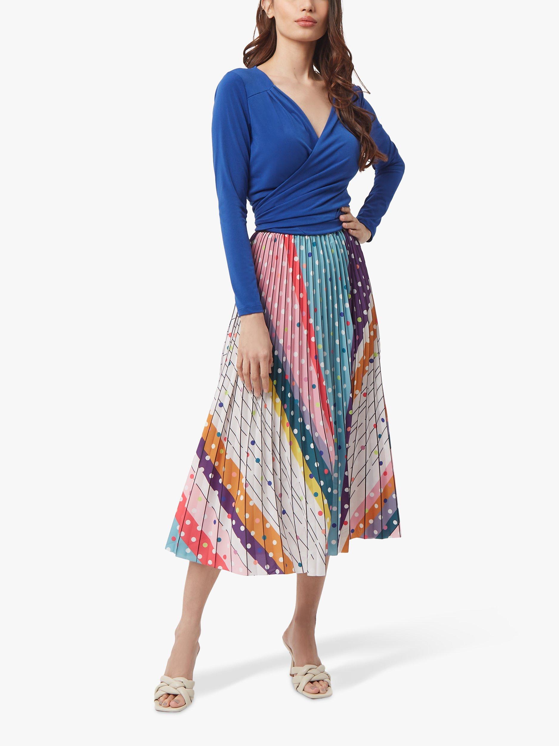 James Lakeland Cropped Bolero Wrap Top, Royal Blue