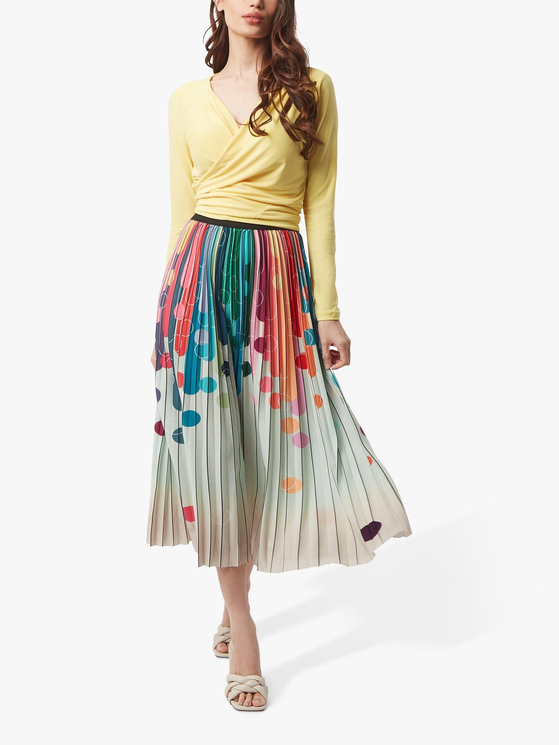 James Lakeland Cropped Bolero Wrap Top, Yellow