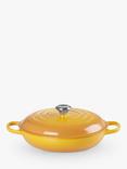 Le Creuset Cast Iron Signature Shallow Casserole, Nectar
