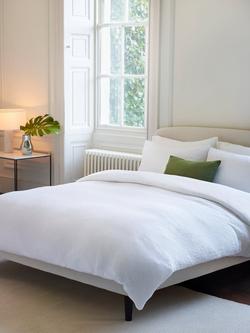 Jasper Conran London Textured Dobby Weave Duvet Cover Set, White