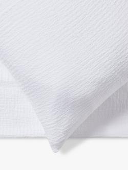 Jasper Conran London Textured Dobby Weave Duvet Cover Set - view 2, White