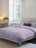 Jasper Conran London Textured Dobby Weave Duvet Cover Set, Lavender Grey