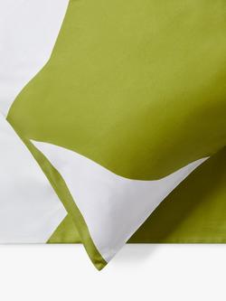 Jasper Conran London 300 Thread Count Floral Leaf Print Duvet Cover Set - view 2, Spinach Green