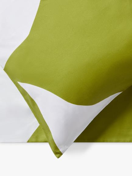 Jasper Conran London 300 Thread Count Floral Leaf Print Duvet Cover Set - view 2, Spinach Green