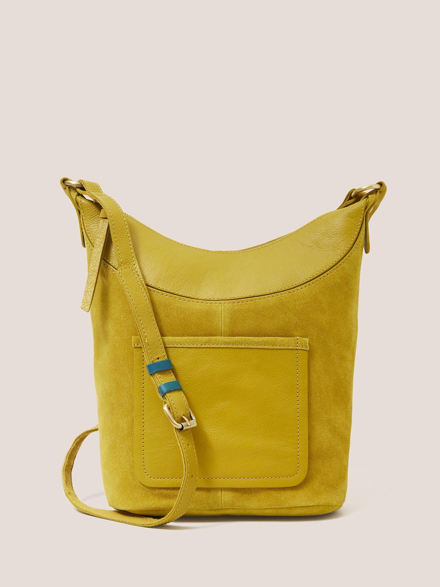 White Stuff Fleur Suede Cross Body Bag, Chart, One Size