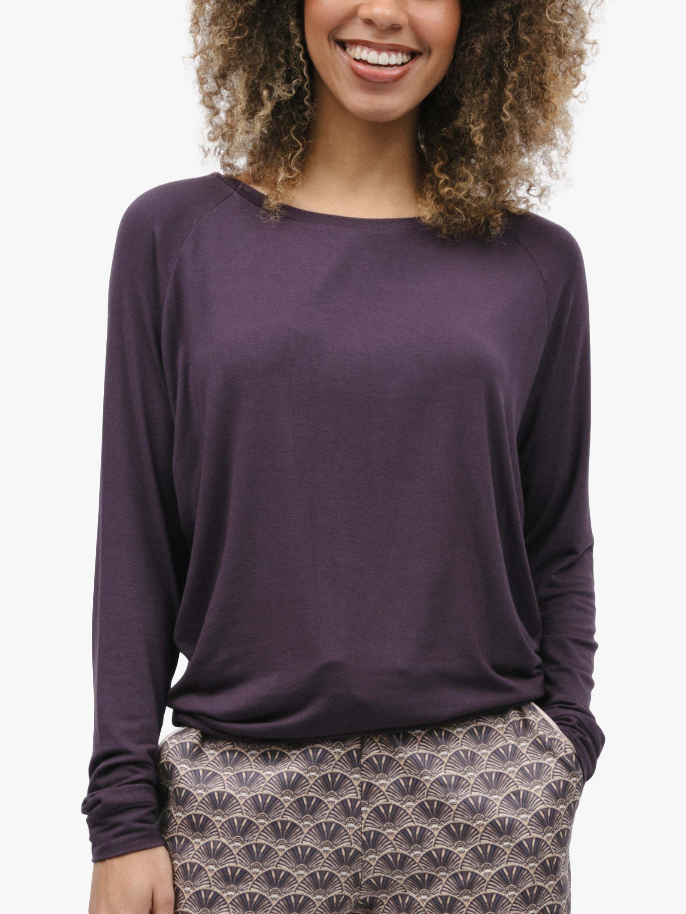 Product image 1 of 4, which shows Cyberjammies Long Sleeve Knit Slouch Top, Brown, 12