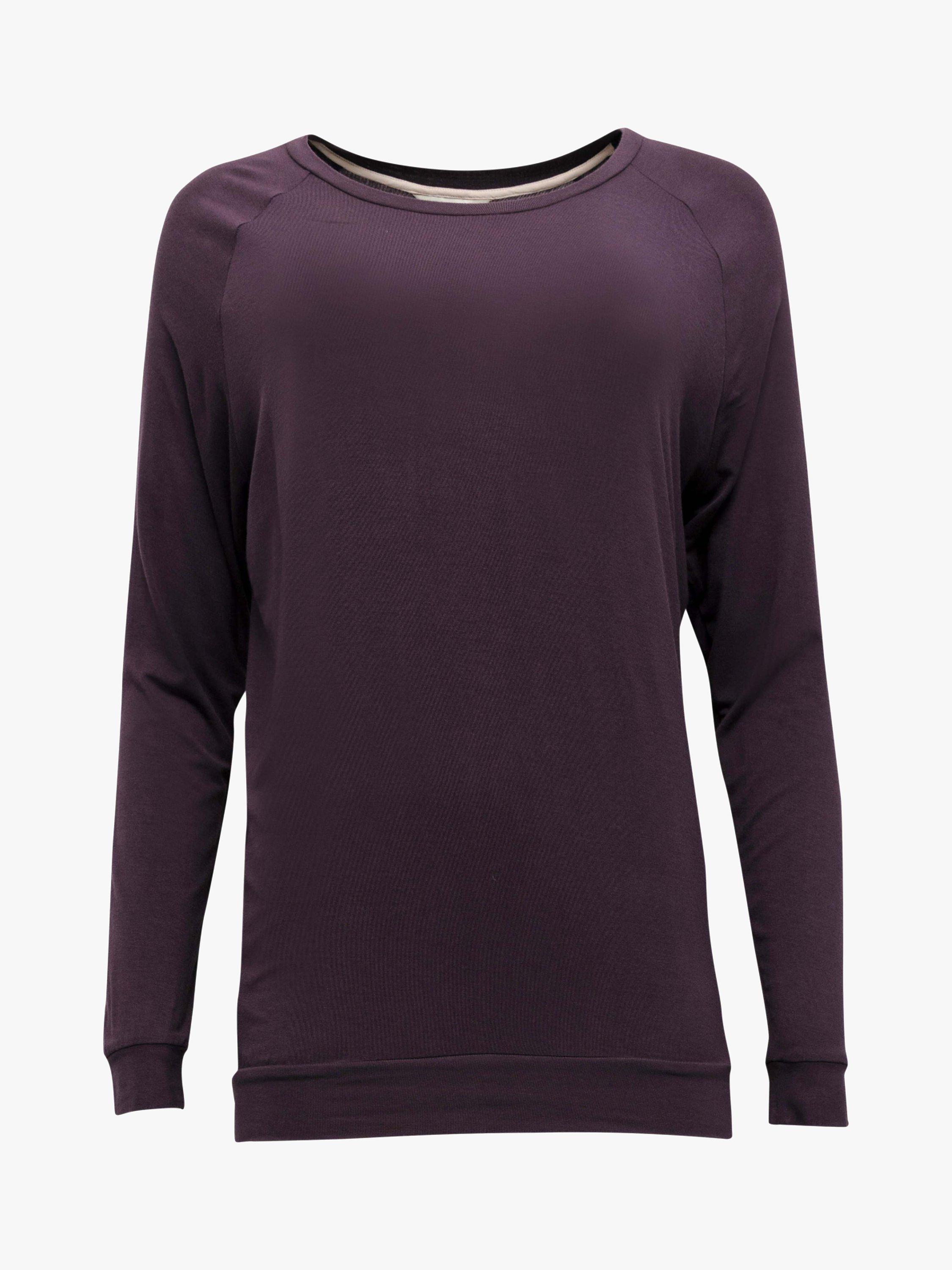 Product image 3 of 4, which shows Cyberjammies Long Sleeve Knit Slouch Top, Brown, 12