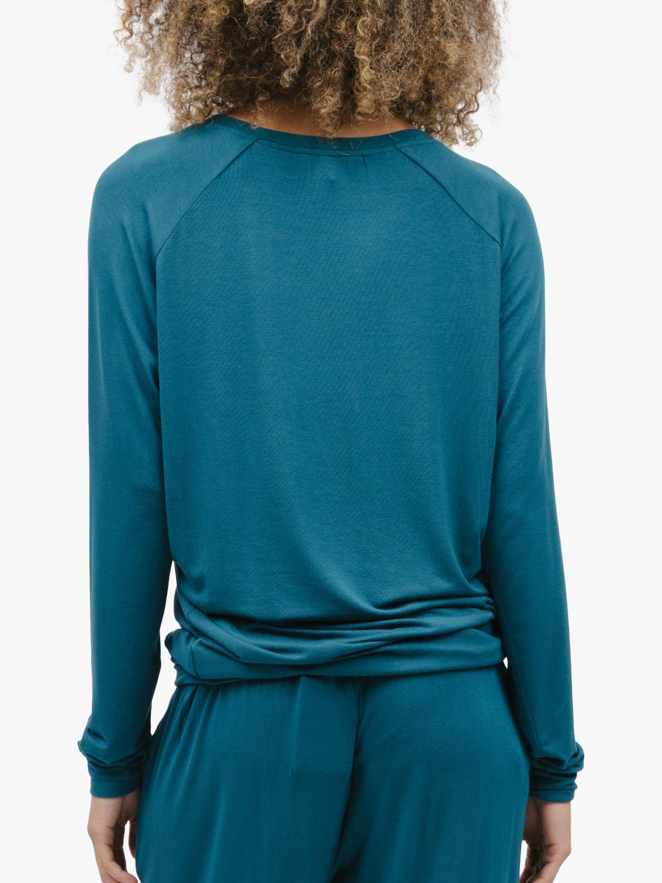 Product image 2 of 4, which shows Cyberjammies Long Sleeve Knit Slouch Top, Teal, 8