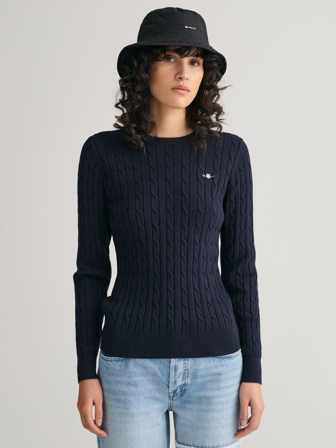 GANT Logo Cable Knit Jumper
