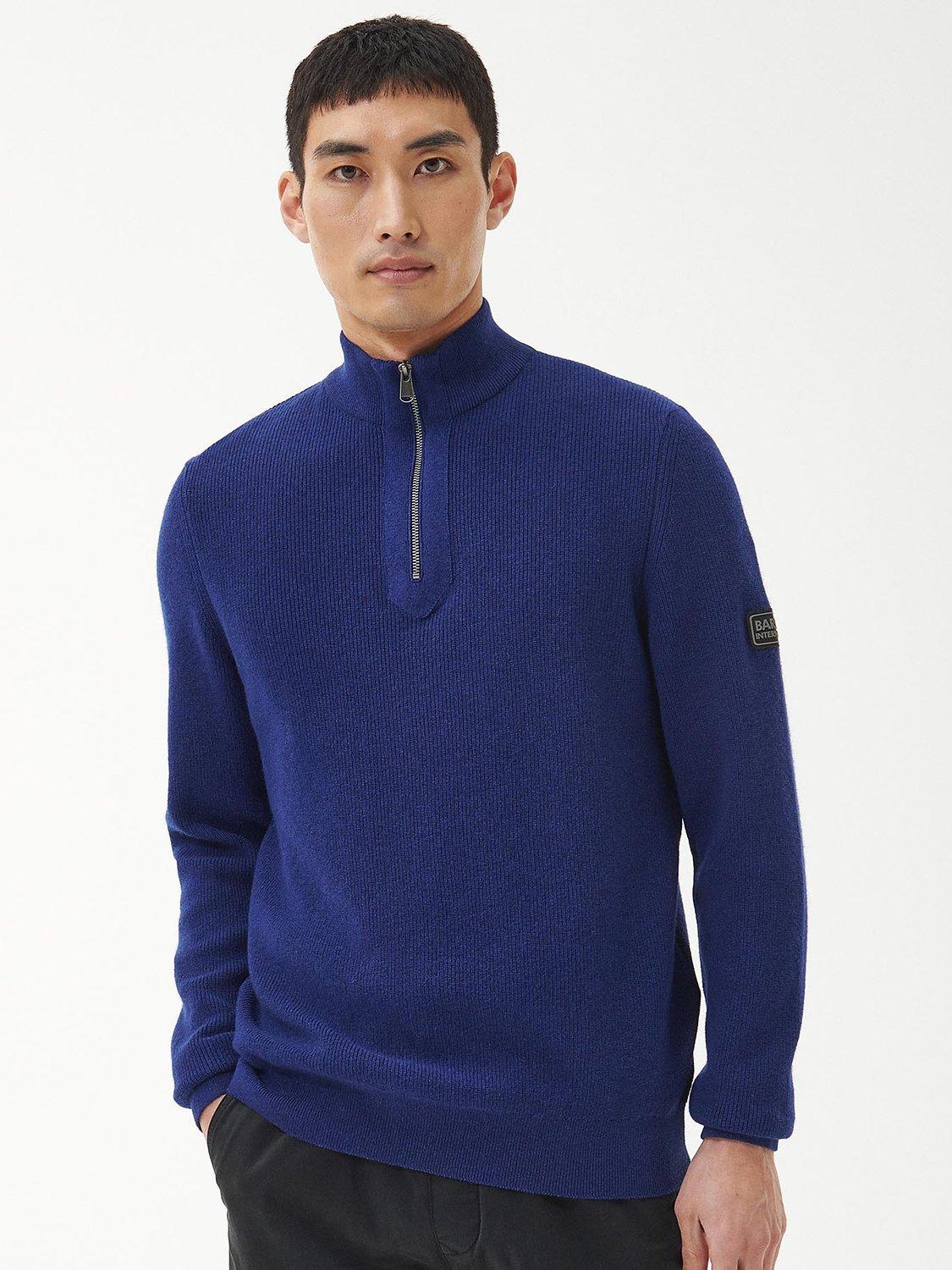 Barbour International Wool Blend 1/2 Zip Jumper