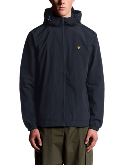 Lyle & Scott Zip Hooded Jacket, Dark Navy
