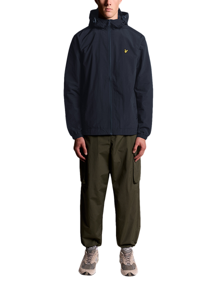 Lyle & Scott Zip Hooded Jacket - view 2, Dark Navy