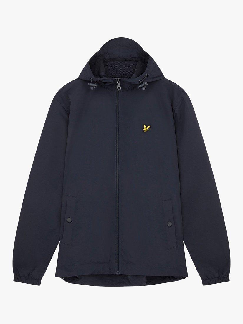 Lyle Scott Zip Hooded Jacket Dark Navy