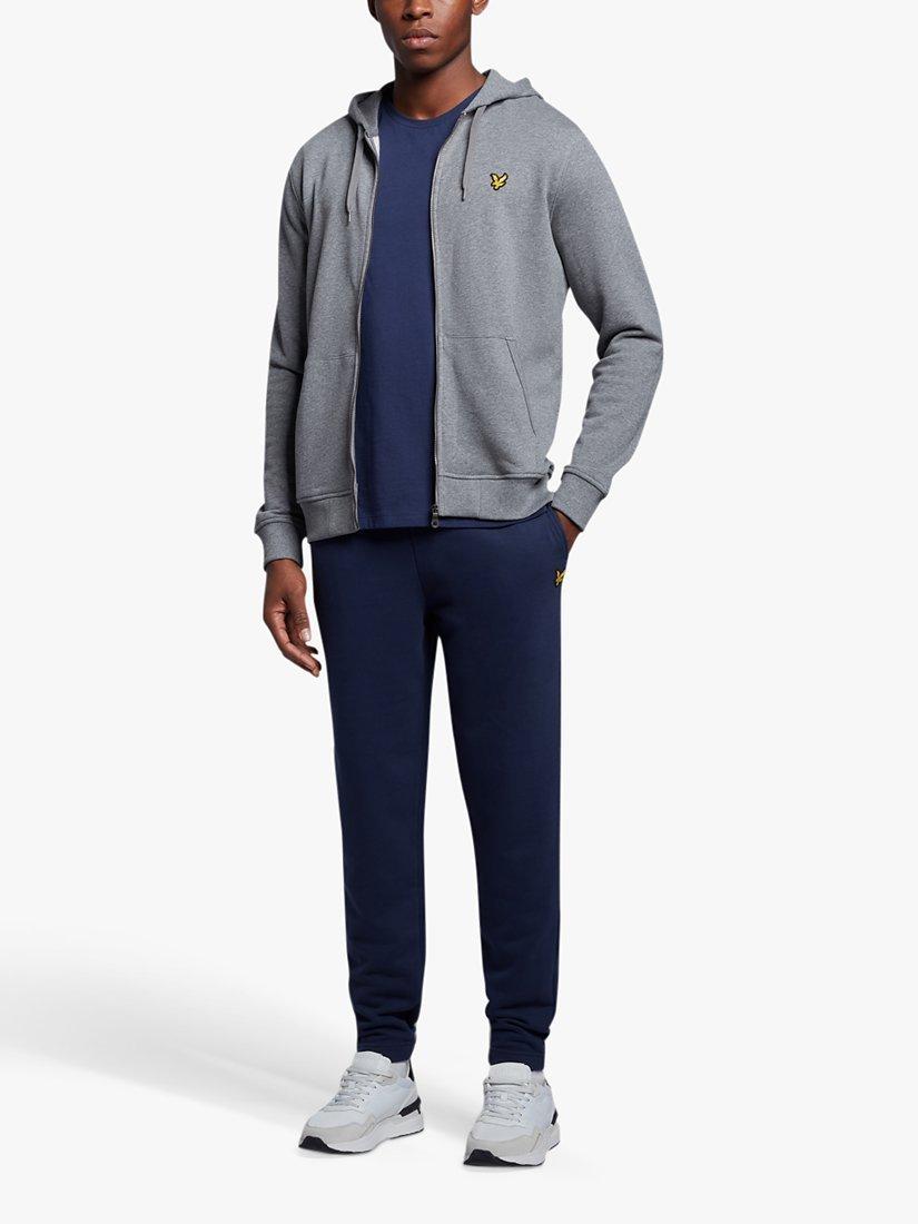 Product image 4 of 5, which shows Lyle & Scott Zip Through Hoodie, Grey Marl, L
