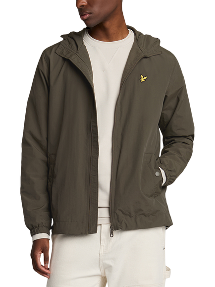 Lyle & Scott Zip Hooded Jacket, Olive