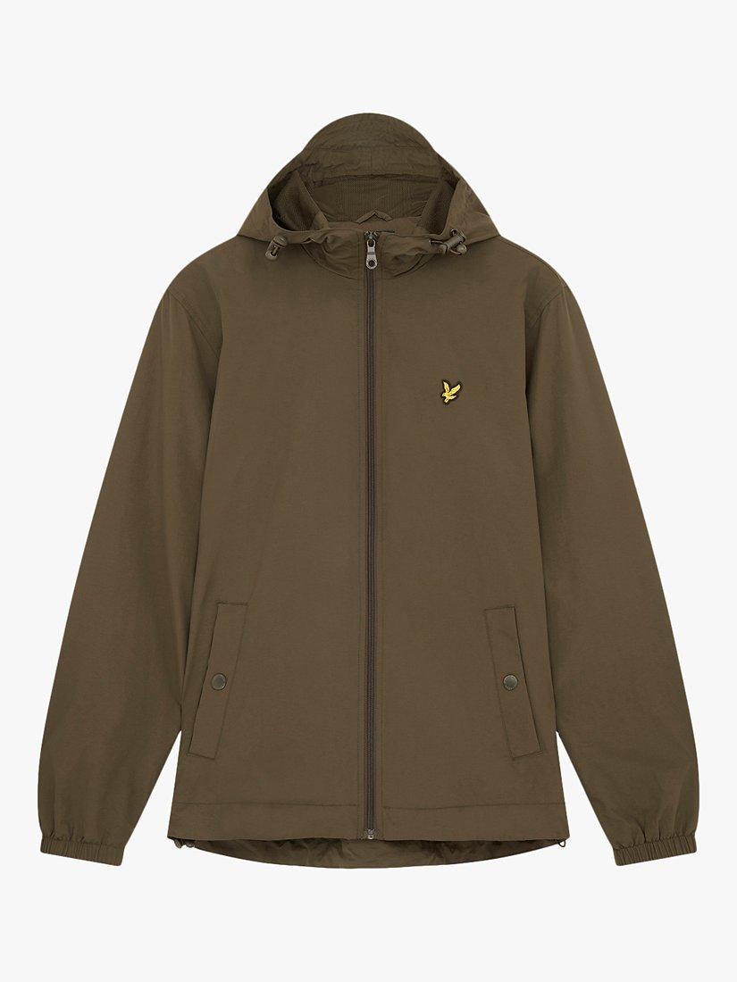 Lyle Scott Zip Hooded Jacket Olive