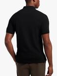 Lyle & Scott Short Sleeve Polo Shirt, Jet Black