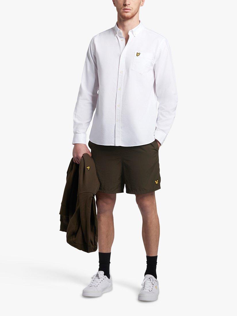 Lyle & Scott Regular Fit Oxford Shirt, White, L