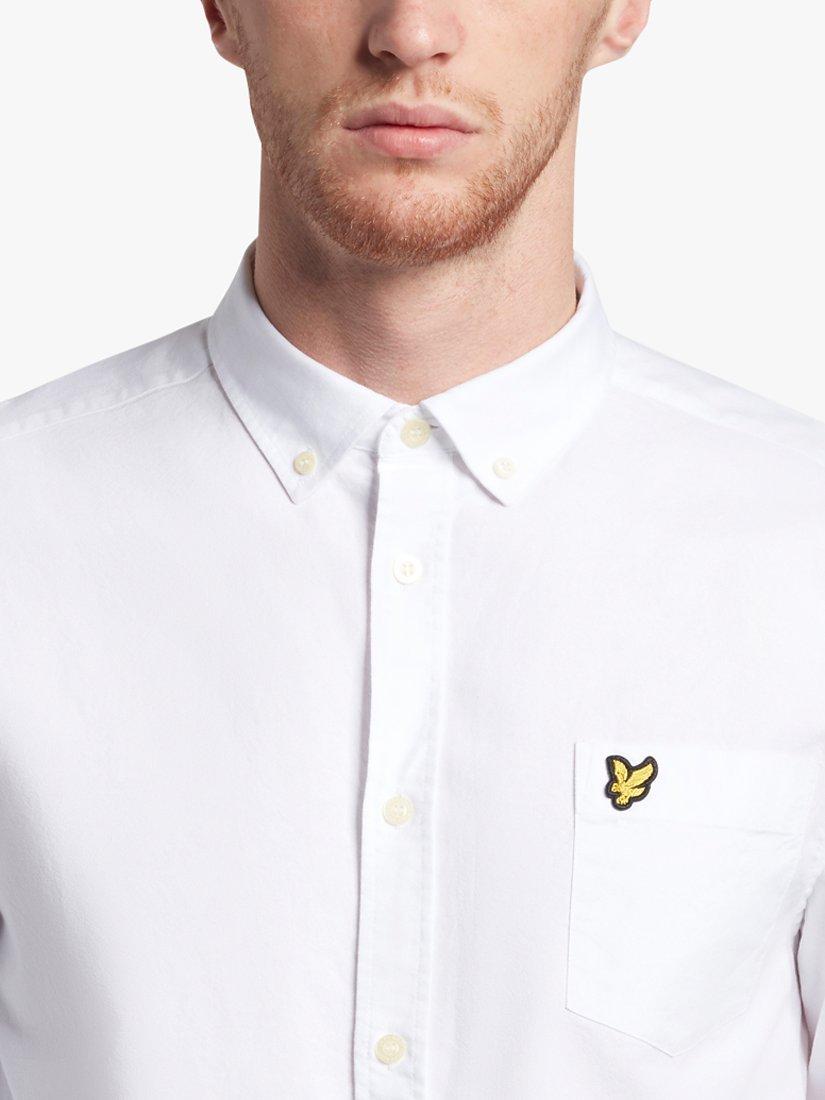 Lyle & Scott Regular Fit Oxford Shirt, White, L
