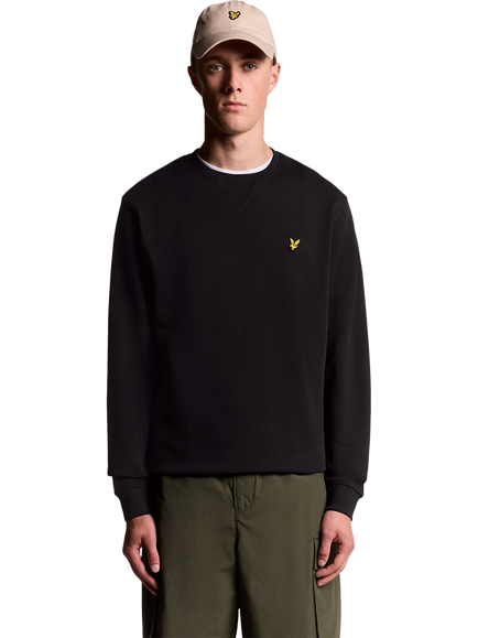 Lyle & Scott Classic Crew Neck Jumper, Jet Black