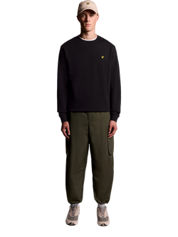 Lyle & Scott Classic Crew Neck Jumper - view 2, Jet Black