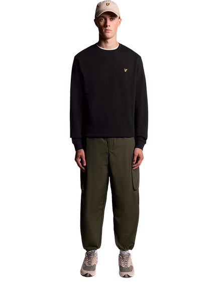 Lyle & Scott Classic Crew Neck Jumper - view 2, Jet Black