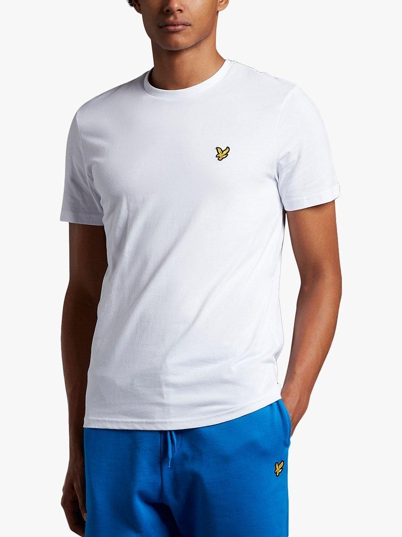 Lyle & Scott Cotton Logo T-Shirt, White, XS