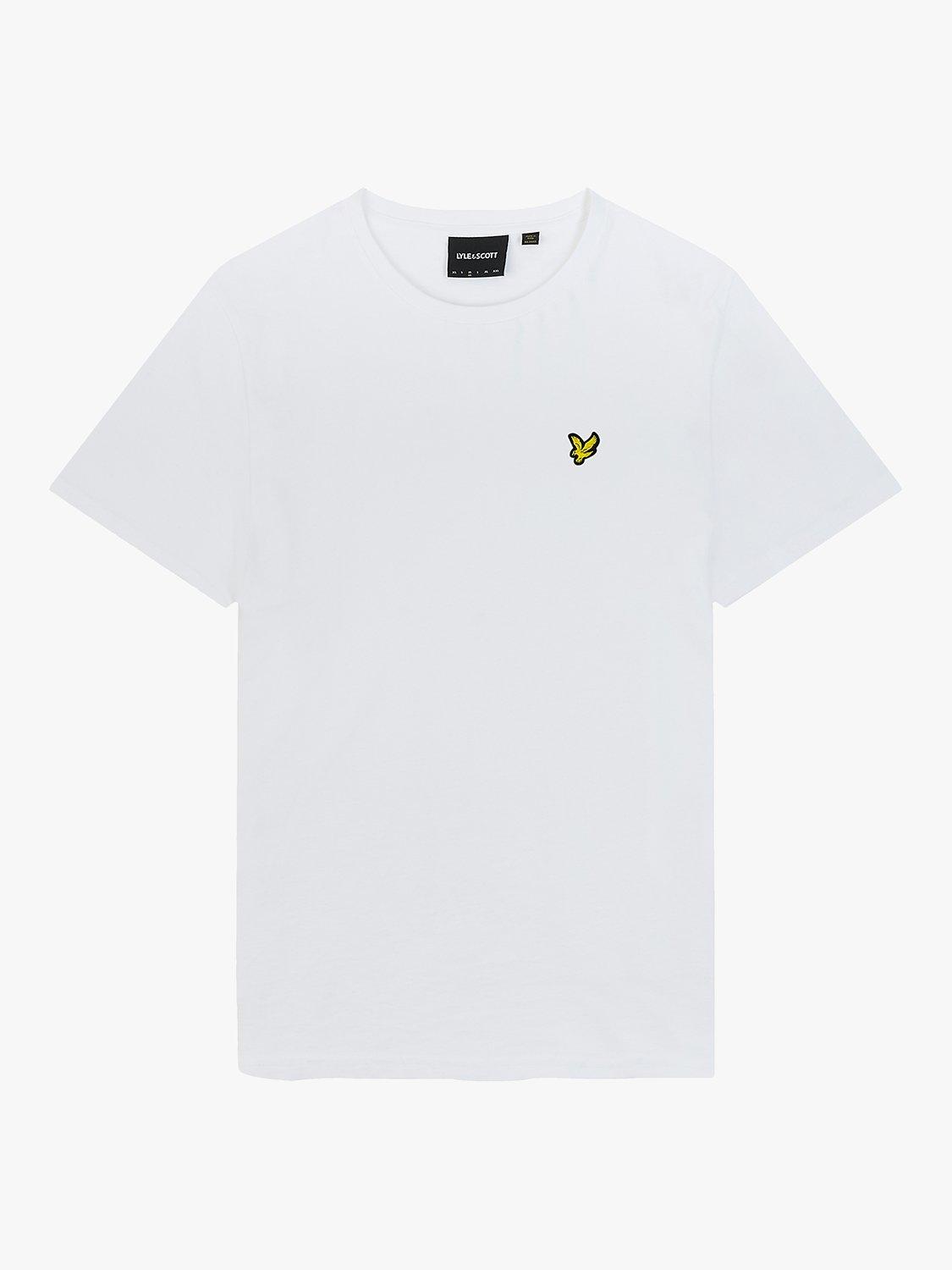 Lyle & Scott Cotton Logo T-Shirt, White, XS