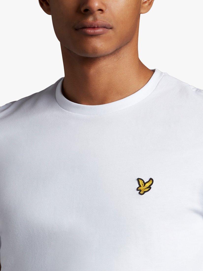 Lyle & Scott Cotton Logo T-Shirt, White, XS