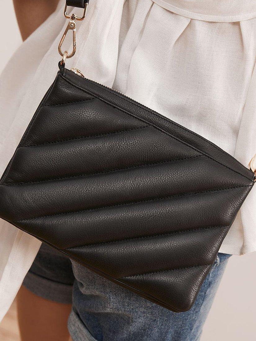Mint Velvet River Leather Crossbody Bag