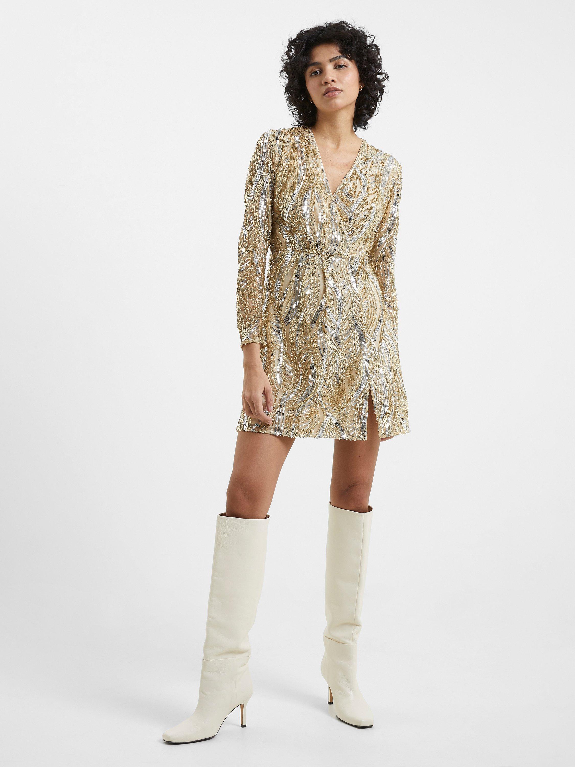 French connection long sleeve dress hotsell