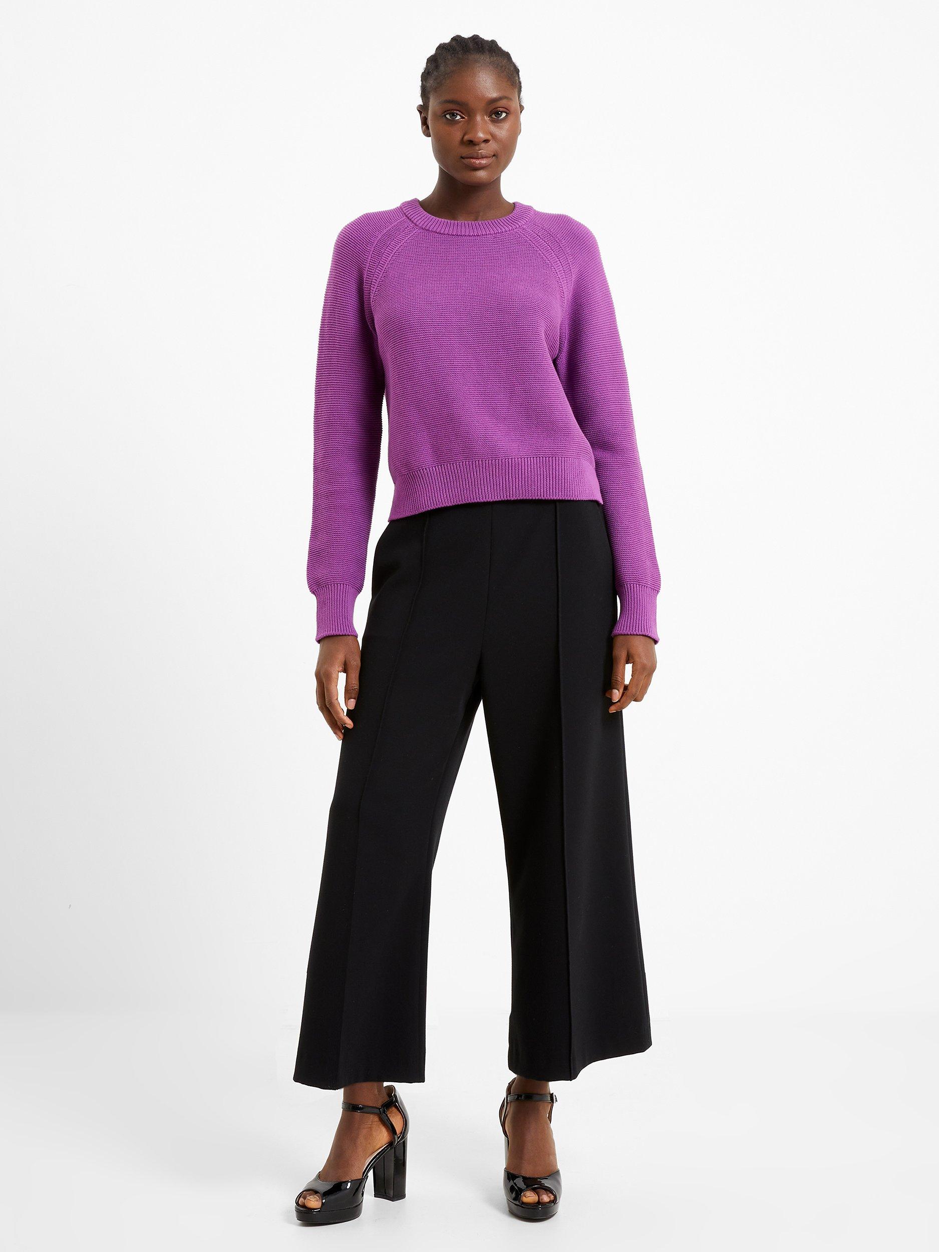 French Connection Lilly Crew Jumper, Dahlia