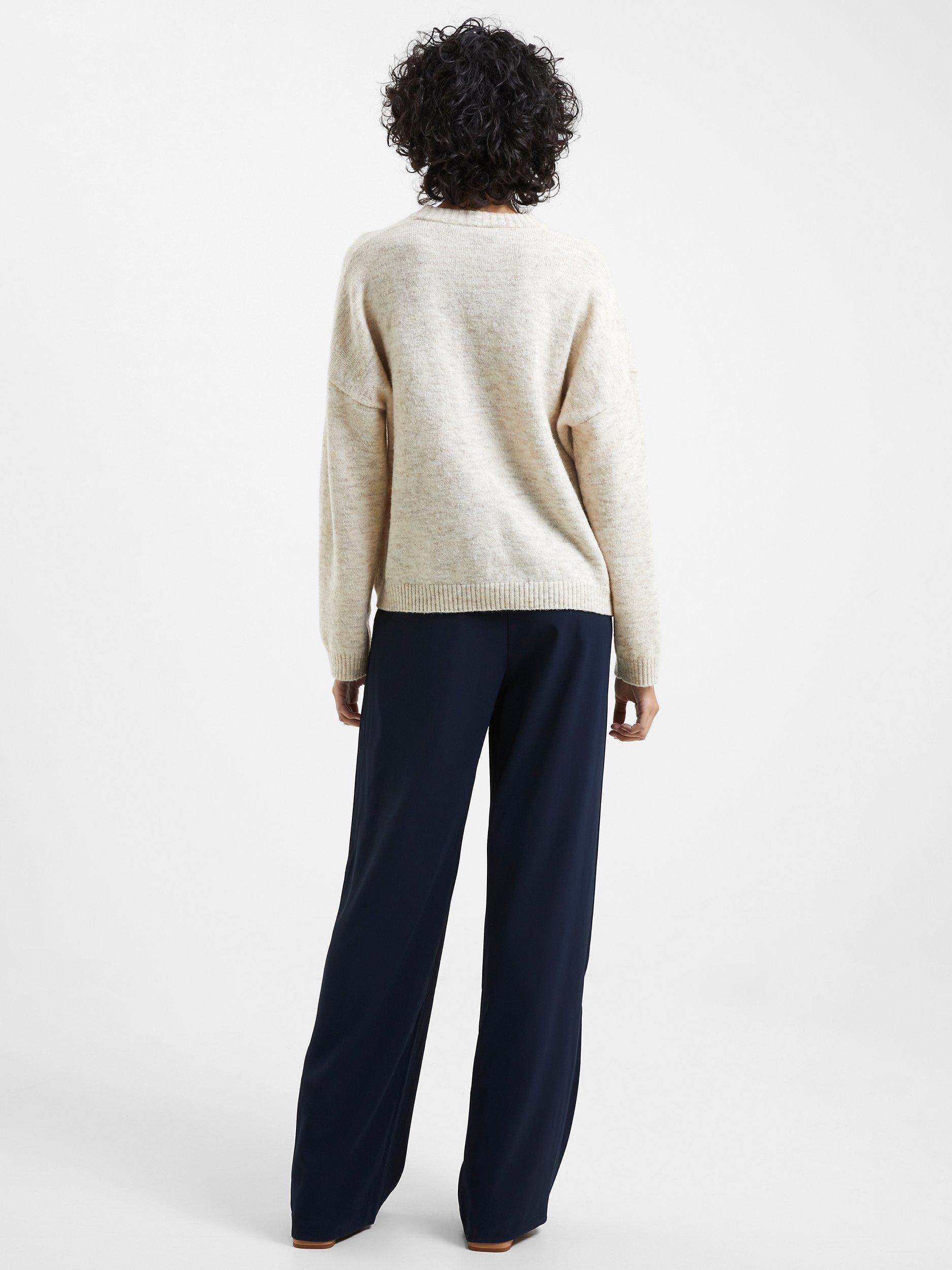 Product image 3 of 4, which shows French Connection Harry Wide Leg Trousers, Marine, 6