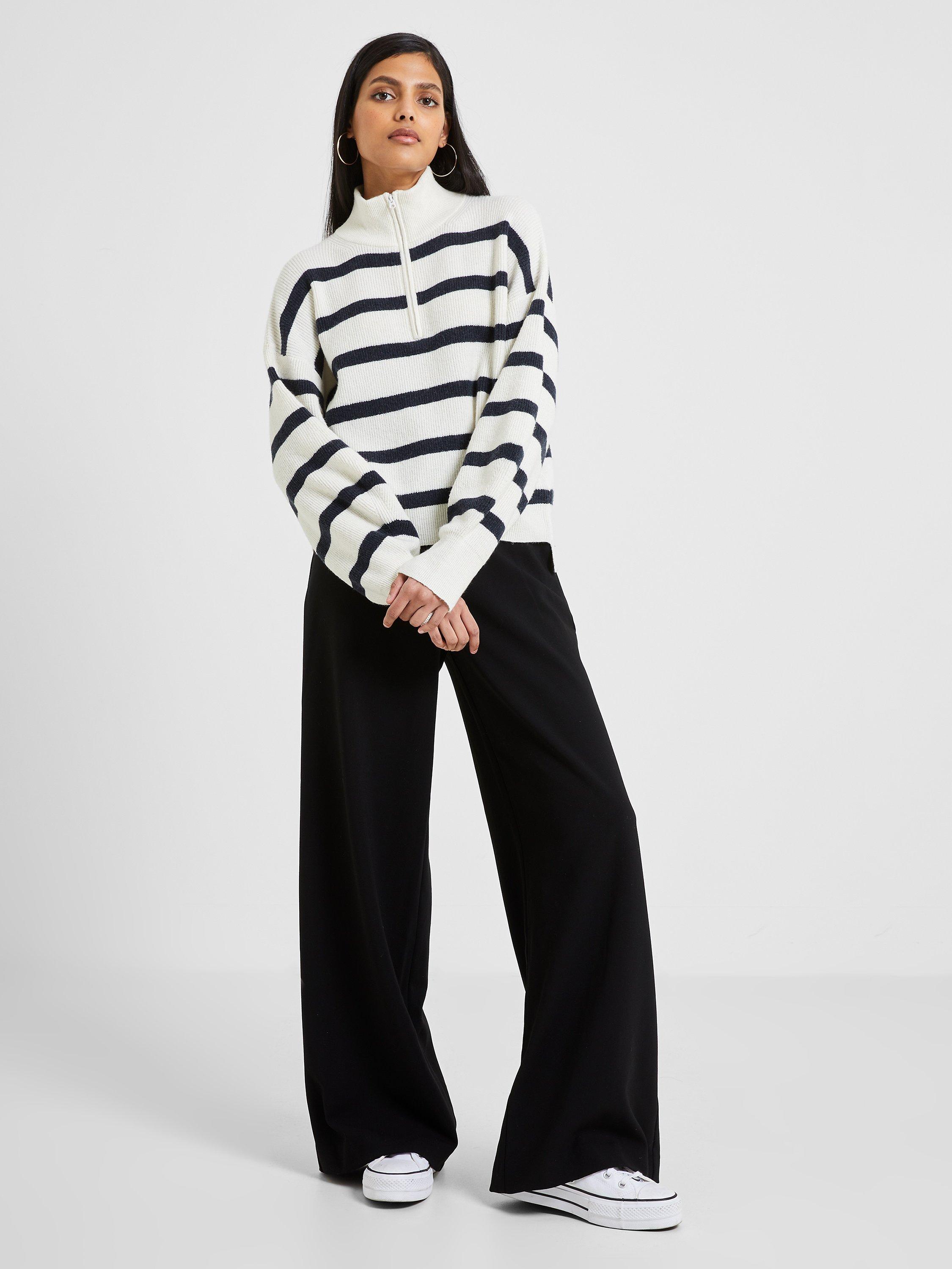 FRENCH selling CONNECTION Striped Mariner Sweater