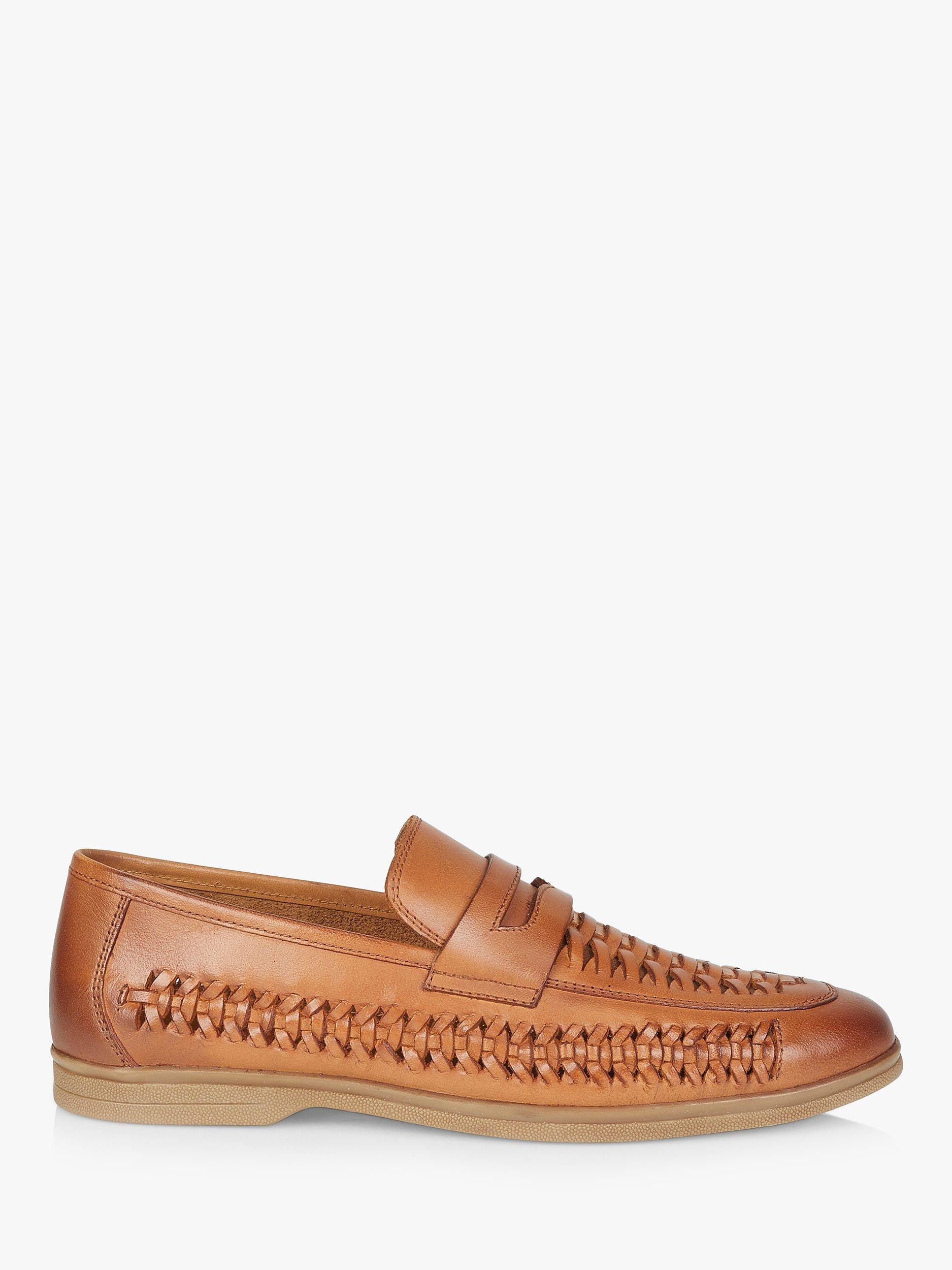 Silver Street London Perth Leather Loafers, Tan