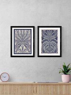 EAST END PRINTS Alisa Galitsyna 'Foliage' Framed Print, Set of 2 - view 2, Black Frame