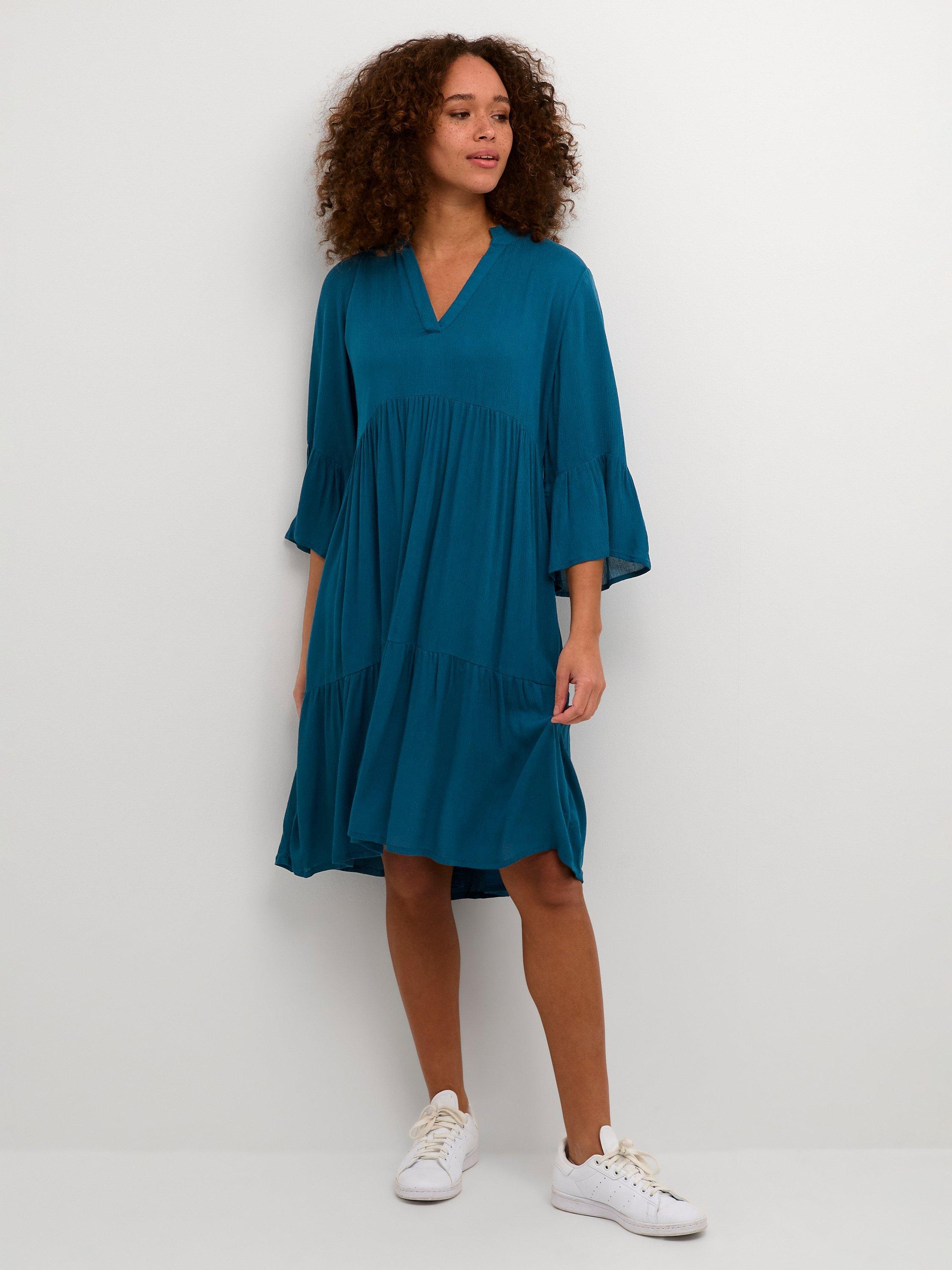 KAFFE Marianah Amber Dress, Legion Blue, 10