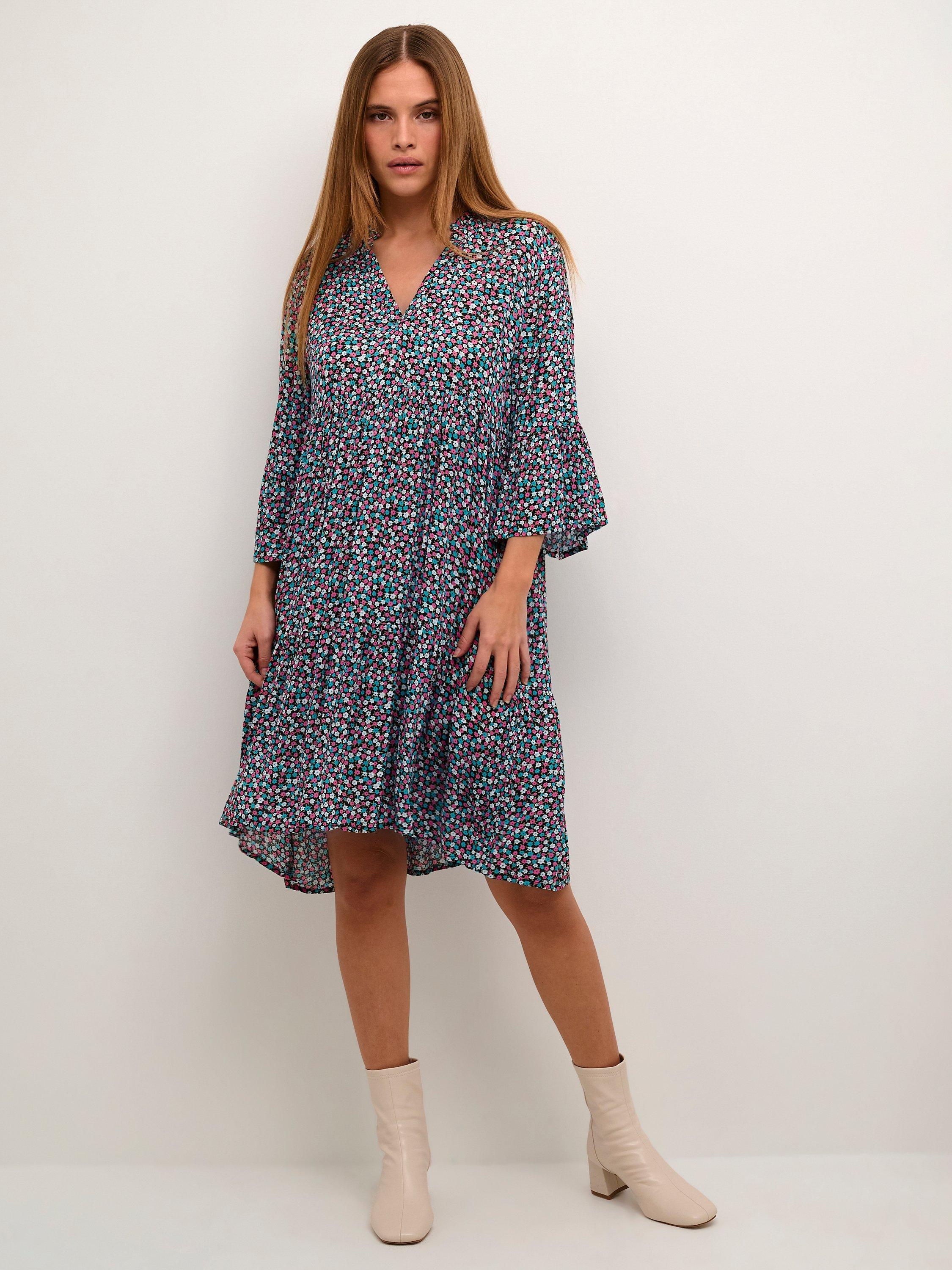 KAFFE Marita Amber Dress, Multi
