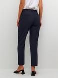 KAFFE Sakura Zip Trousers, Midnight Marine