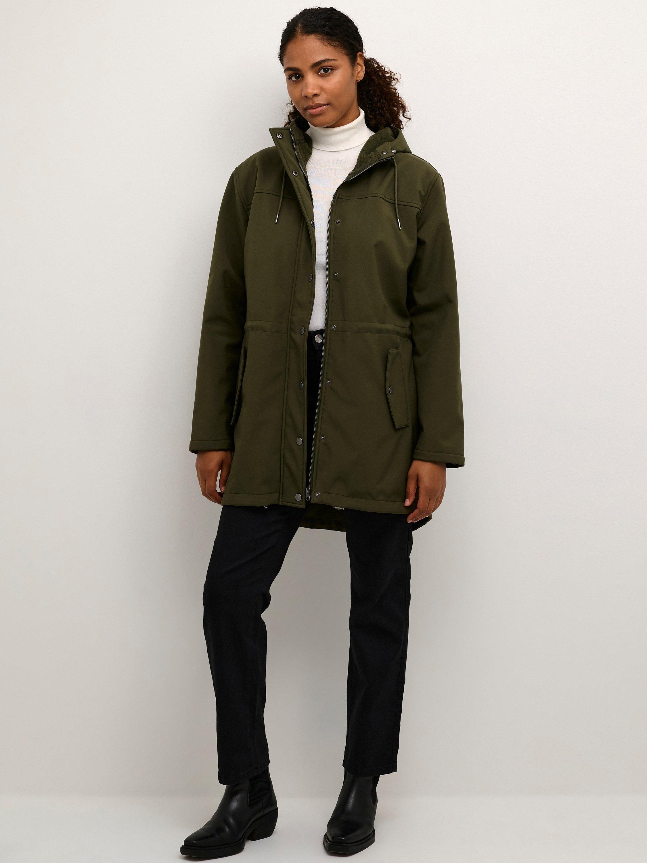 KAFFE Talina Coat, Grape Leaf